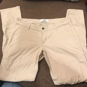 Hollister khaki skinny pants